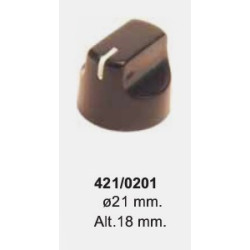 BOTON POTENCIOMETRO Ø 21mm ALTO 18mm