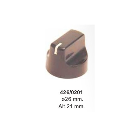BOTON POTENCIOMETRO Ø 26mm ALTO 21mm