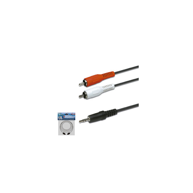CABLE 2 RCA JACK 3 5 ESTEREO 10M CABLE 2 RCA JACK 3 5 ESTEREO 10M