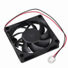 VENTILADOR 70X70X15 DC12V 2CABLES