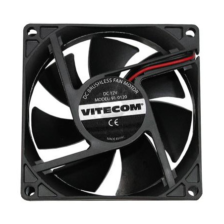 VENTILADOR 80X80X25  DC12V 40CF