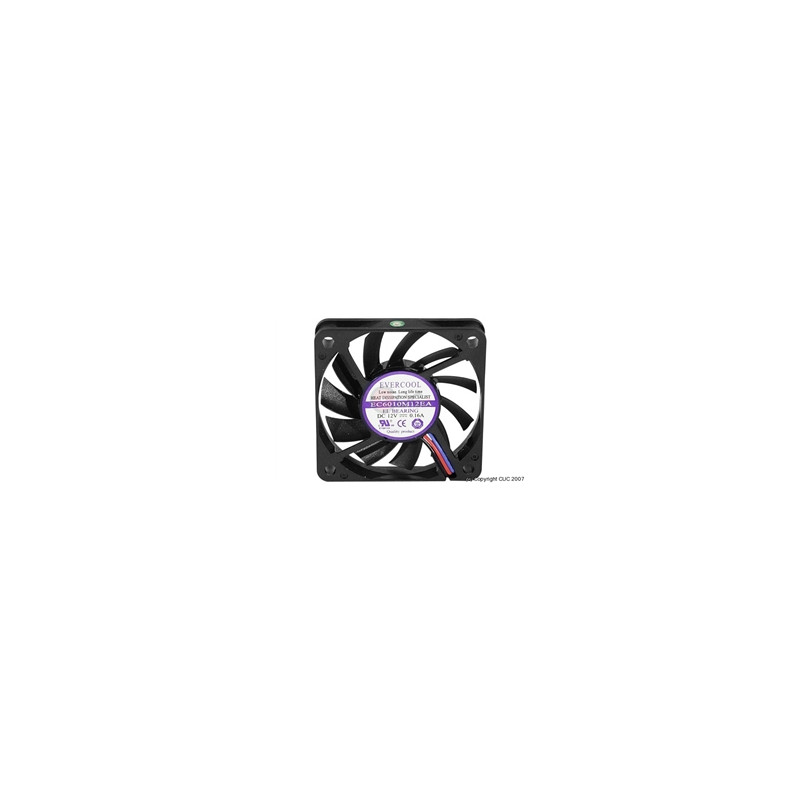 VENTILADOR 60X60X10 DC12V 3 CABLES FRICCION VENTILADOR 60X60X10 DC12V 3 CABLES FRICCION
