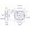 VENTILADOR 170x150x51mm 115VAC ALUMINIO
