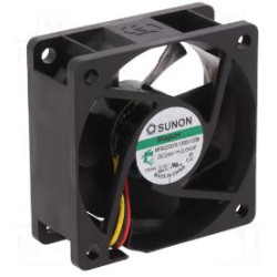 VENTILADOR 60X60X25 DC24V 3HILOS
