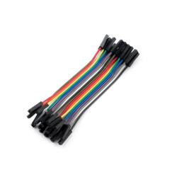 CABLES JUMPER 20 PIEZAS 10CM HEMBRA-HEMBRA