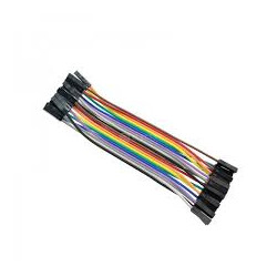 CABLES JUMPER 20 PIEZAS 10CM HEMBRA-HEMBRA
