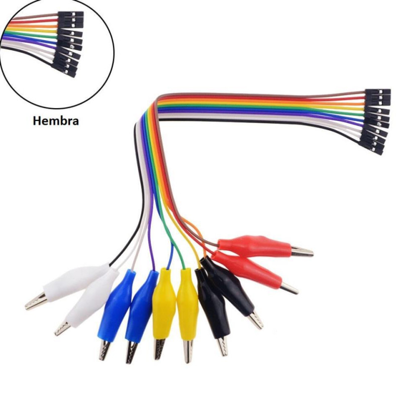 CABLES DUPONT HEMBRA A COCODRILO 10 VIAS CABLES DUPONT HEMBRA A COCODRILO 10 VIAS
