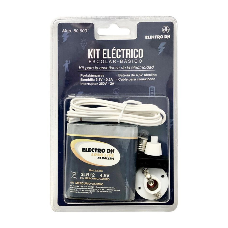 KIT ELECTRICO ESCOLAR BASICO 80 600 KIT ELECTRICO ESCOLAR BASICO 80 600