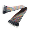 CABLES JUMPER 40 PIEZAS 220MM MACHO-HEMBRA