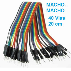 CABLES JUMPER 40 PIEZAS 220MM MACHO-MACHO