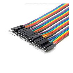 CABLES JUMPER 40 PIEZAS 220MM MACHO-MACHO