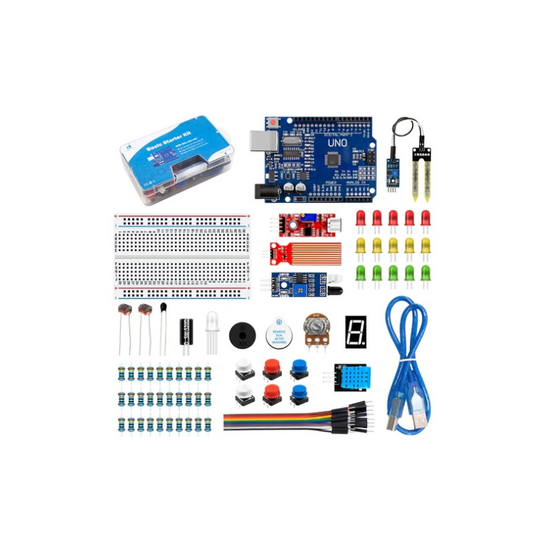 KIT INICIACION ARDUINO BASICO UNO R3 KIT INICIACION ARDUINO BASICO UNO R3