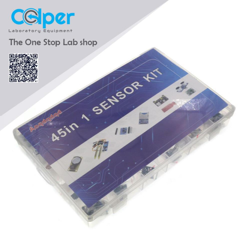 KIT SENSORES 45 EN 1 PARA ARDUINO CON ESTUCHE KIT SENSORES 45 EN 1 PARA ARDUINO CON ESTUCHE