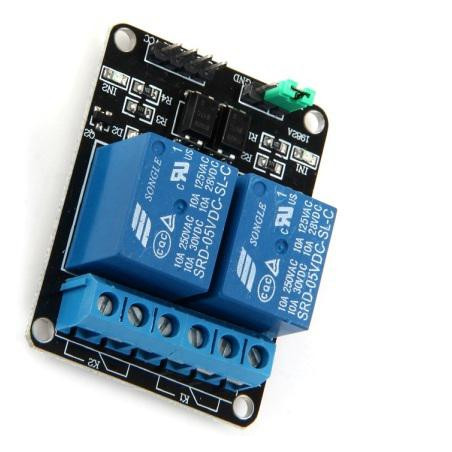 MODULO 2 RELES 5VDC FUNDUINO/ARDUINO