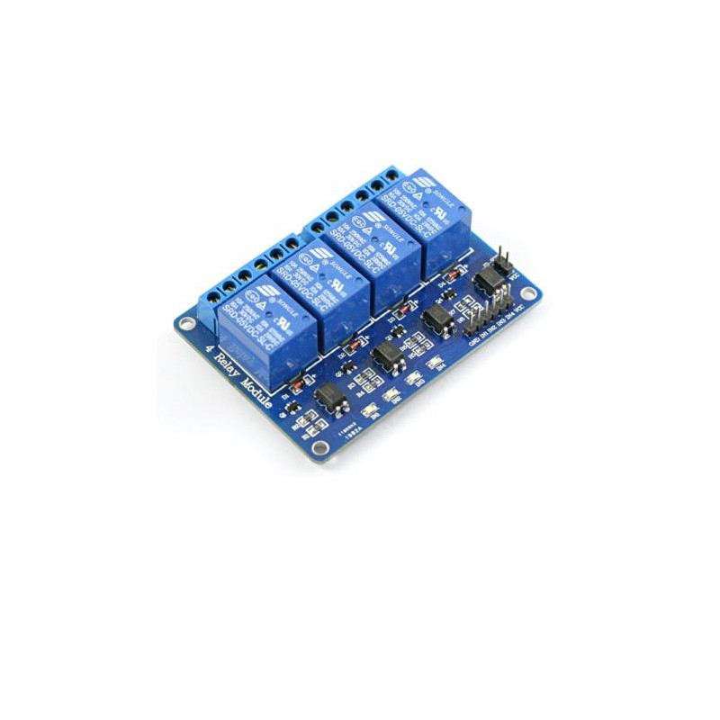 MODULO 4 RELES 5VDC FUNDUINO/ARDUINO MODULO 4 RELES 5VDC FUNDUINO/ARDUINO