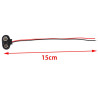PORTAPILAS CLIP 9V CABLE 15cms