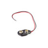 PORTAPILAS CLIP 9V CABLE 15cms