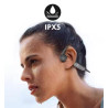 AURICULARES CONDUCCION OSEO BLUETHOOT GRIS/NARANJA