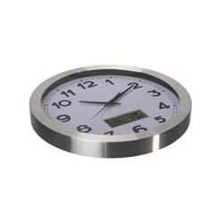 RELOJ DE PARED  PANTALLA LCD CON TERMOMETRO 