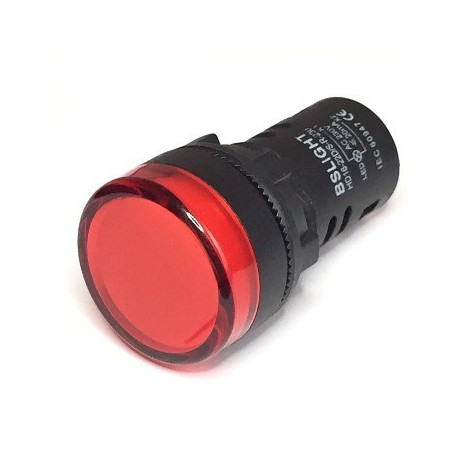PILOTO LED ROJO 230V AC