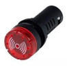 PILOTO ROJO INTERMITENTE   ZUMBADOR 12V AC/DC