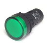 PILOTO LED VERDE 230VAC SERIE 600 IP65 Ø22mm