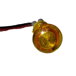 PILOTO LED 12V Ø 8 5mm AMBAR CON CABLES