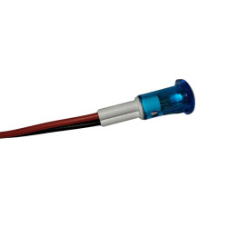PILOTO LED 24V Ø 8 5mm AZUL 212 CON CABLES