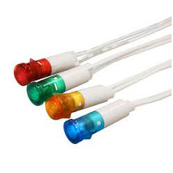 PILOTO LED 24V Ø 8 5mm AZUL 212 CON CABLES