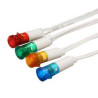 PILOTO LED 24V Ø 8 5mm AZUL 212 CON CABLES