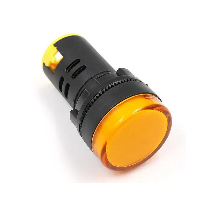 PILOTO AD16-22DS INDICADOR AMARILLO 24VDC/VAC 22mm PILOTO AD16-22DS INDICADOR AMARILLO 24VDC/VAC 22mm