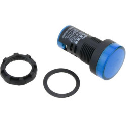 PILOTO AD16-22DS INDICADOR AZUL 24VDC/VAC 22mm