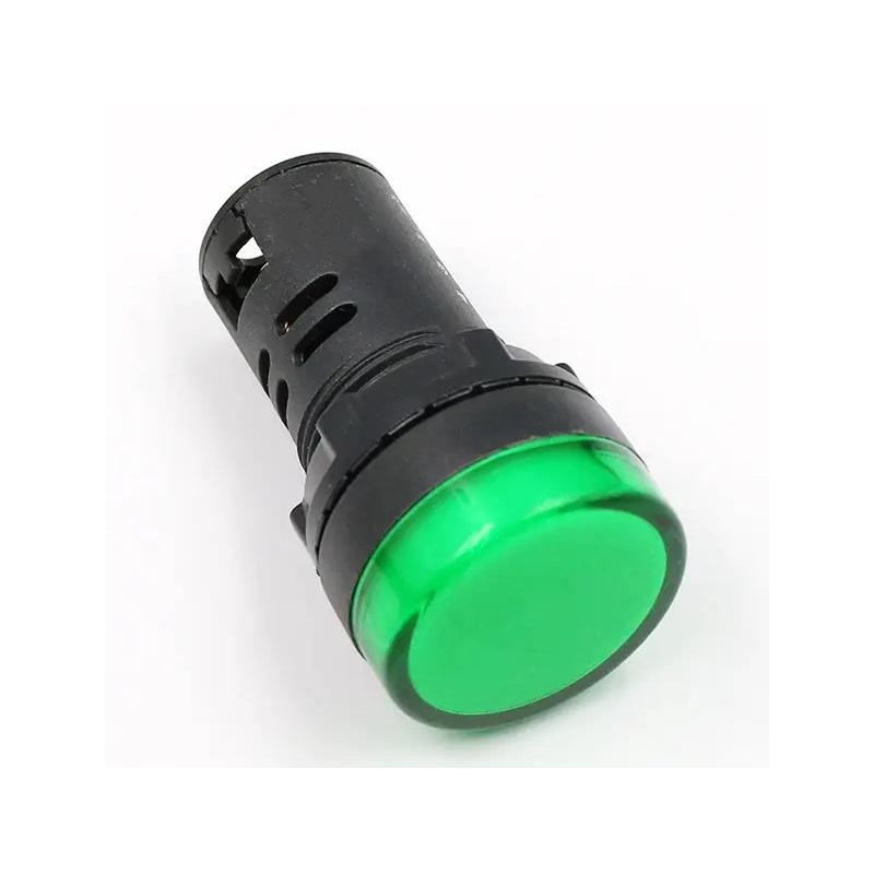 PILOTO AD16-22DS INDICADOR VERDE 24VDC/VAC 22mm PILOTO AD16-22DS INDICADOR VERDE 24VDC/VAC 22mm