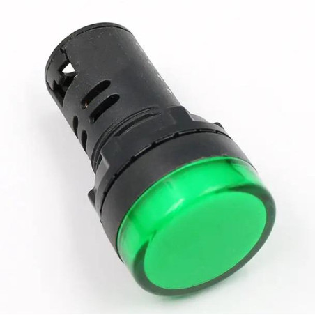 PILOTO AD16-22DS INDICADOR VERDE 24VDC/VAC 22mm