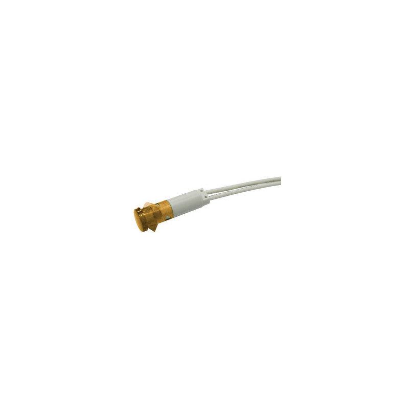 PILOTO LED 230V Ø 11 mm AMARILLO CON CABLES PILOTO LED 230V Ø 11 mm AMARILLO CON CABLES