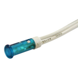 PILOTO LED 230V Ø 8 mm AZUL CON CABLES