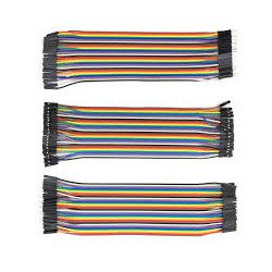 CABLES JUMPER 40 PIEZAS 200MM MACHO - HEMBRA
