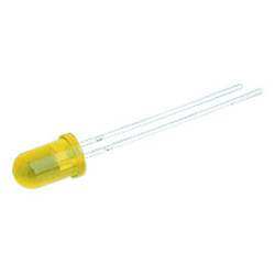 DIODO LED 5MM 12V COLOR AMARILLO TRANSPARENTE