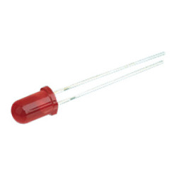 DIODO LED 5MM 12V COLOR ROJO DIFUSO