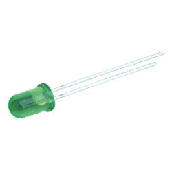 DIODO LED 5MM 12V COLOR VERDE DIFUSO