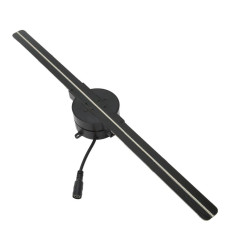 VENTILADOR HOLOGRAMA 3D 42CM 224 CUENTAS DE LED