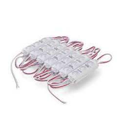 CADENA 20 MODULOS DE 3 LED SMD SAMSUNG 12V DC 1W