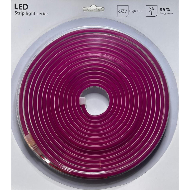 TIRA DE LED NEON 5 METROS LILA 12V