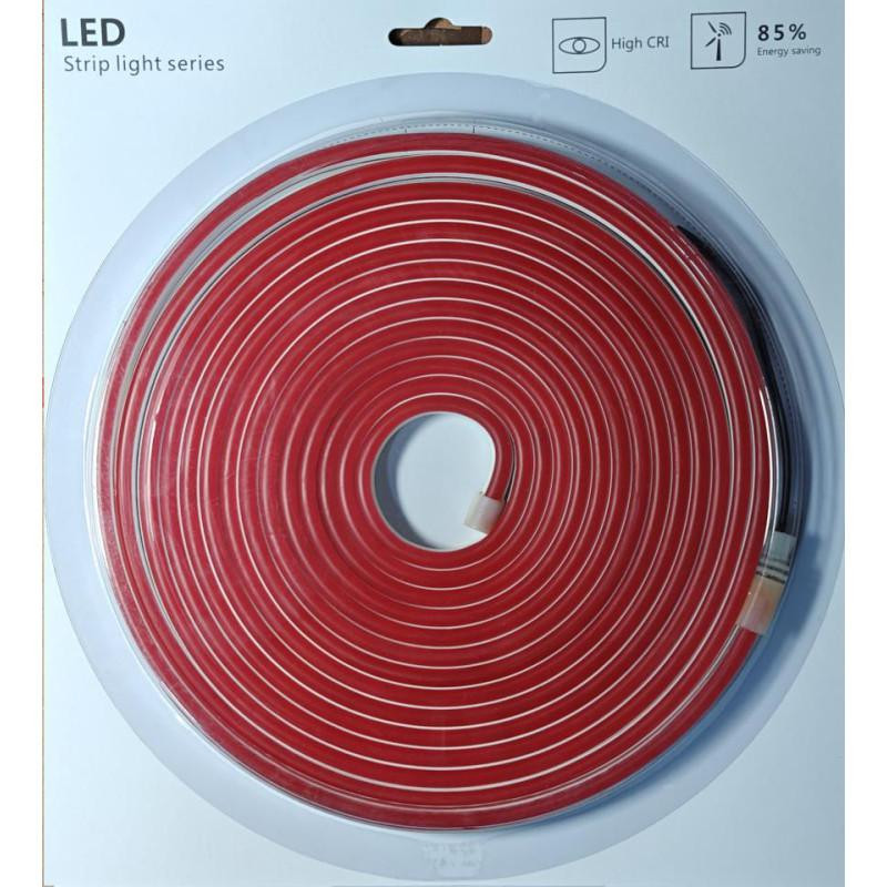 TIRA DE LED NEON 5 METROS ROJO 12V