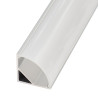 PERFIL LED ESQUINA CON DIFUSOR CURVO