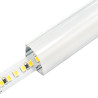 PERFIL LED ESQUINA CON DIFUSOR CURVO