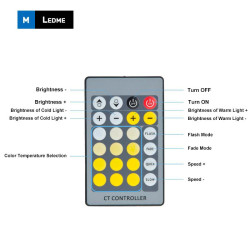 PACK TIRA DE LED 24V 5 Metros 