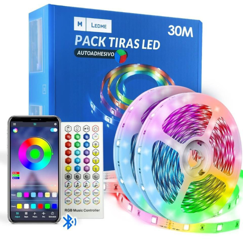 TIRA DE LED 24V RGB 30m 2 TRAMOS DE 15m TIRA DE LED 24V RGB 30m 2 TRAMOS DE 15m
