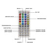TIRA DE LED 24V RGB 30m 2 TRAMOS DE 15m