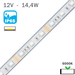 TIRA DE LED 5 METROS 12V IP65 6000K